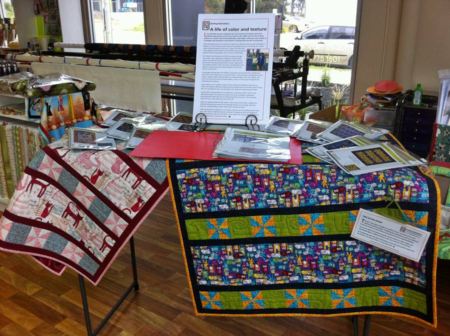 First Exhibition of my Quilt Designs Quilting Fabrications