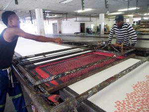 large scale screen printing