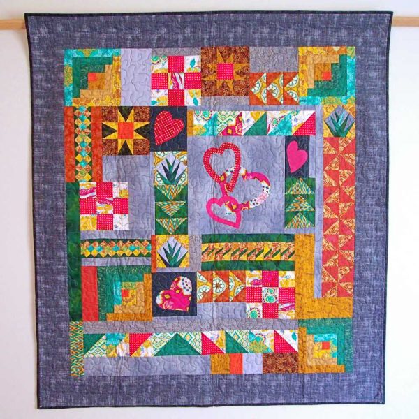 Random Heart Sampler quilt pattern